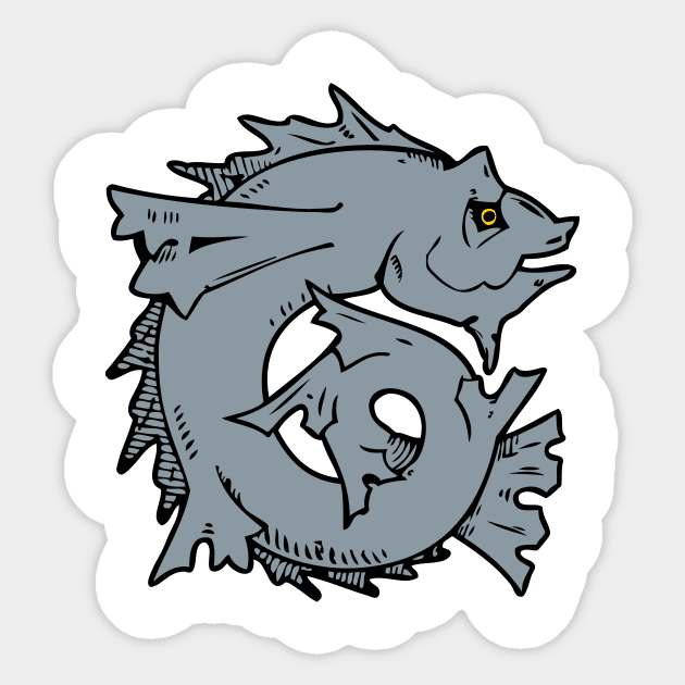 Japanese Fish Art (Koi Fish) Pond Catfish Sticker by AnotherOne